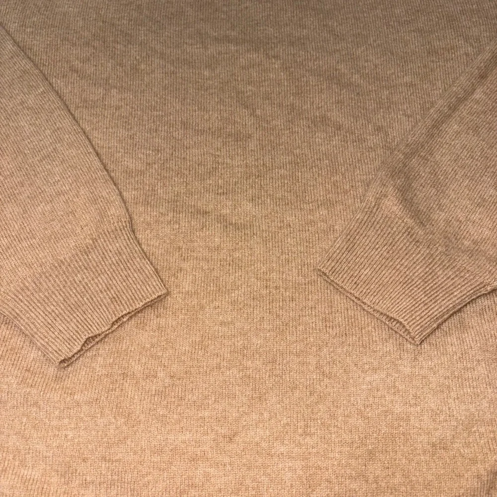 Pilcro Beige Tan 100% Cashmere Scoop Neck Sweater Womens XL - Picture 3 of 9